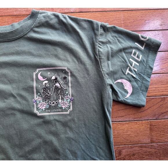 Weekend Warrior "The Lovers" tarot card Tee Size Medium - Picture 2 of 6